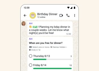 WhatsApp introduce la menzione @tutti e i sondaggi avanzati