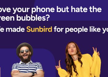 Sunbird torna su Android: iMessage e bolle blu a pagamento