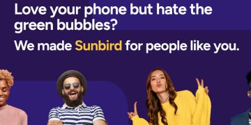 Sunbird torna su Android: iMessage e bolle blu a pagamento